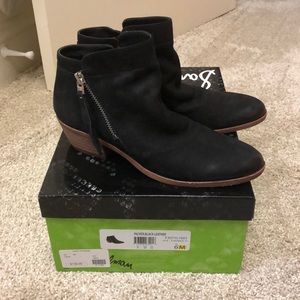 Sam Edelman Black Leather Booties